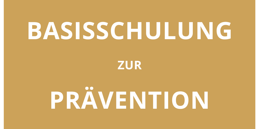 Flyer Basisschulung zur Prävention