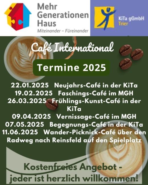 2025 Planung 1 Halbjahr Cafe International