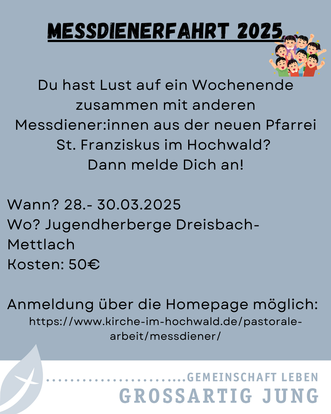 Flyer Rascheid Osterfreizeit