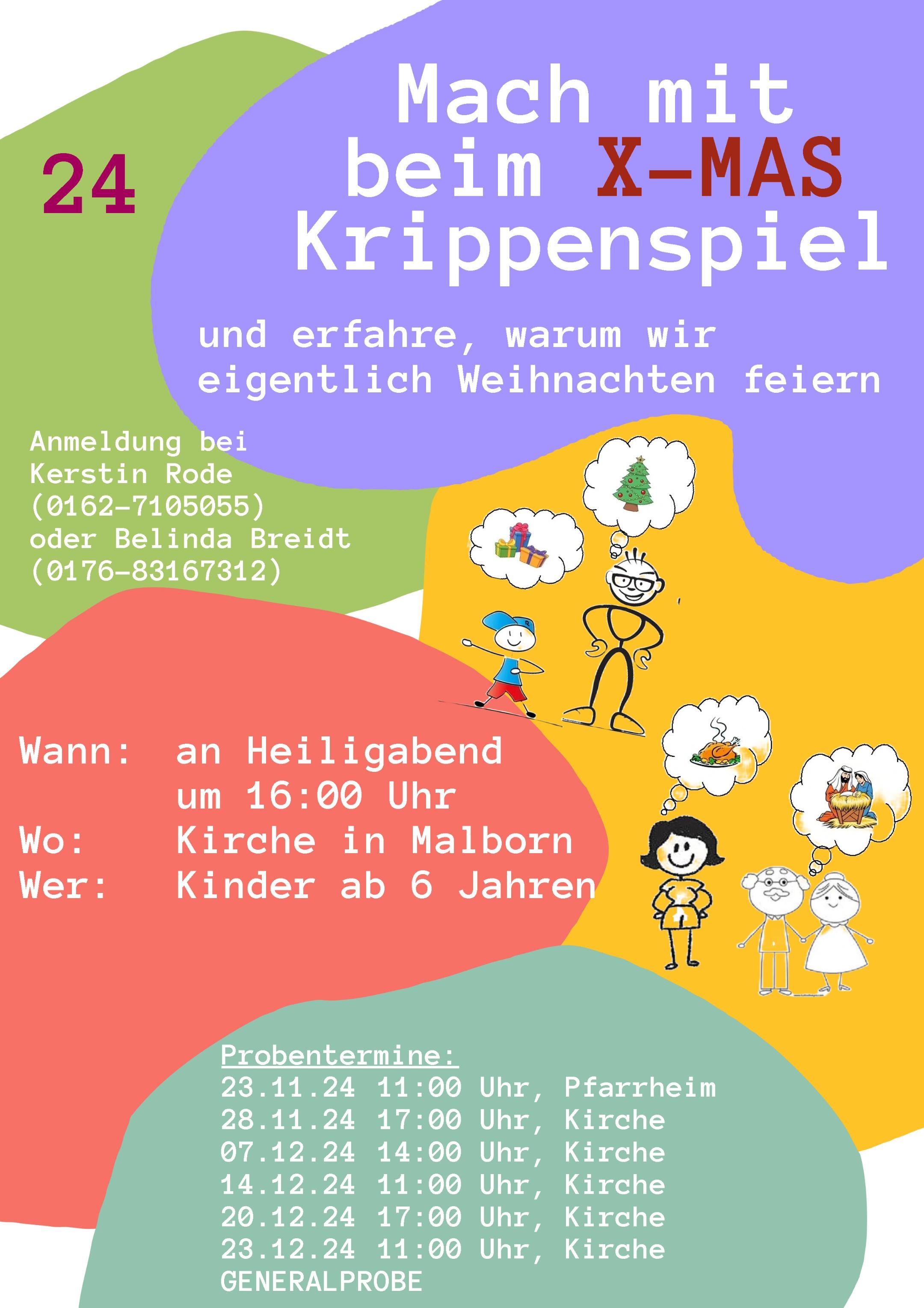 Flyer Krippenspiel